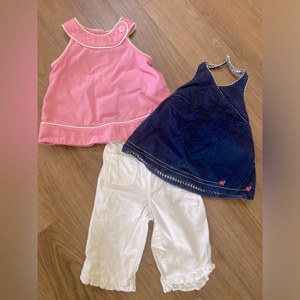 SOLD Janie and Jack outfit with reversible top